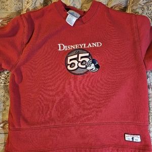 Disneyland Resorts Established 1955 Commemorative Sweatshirt Size SmallRed